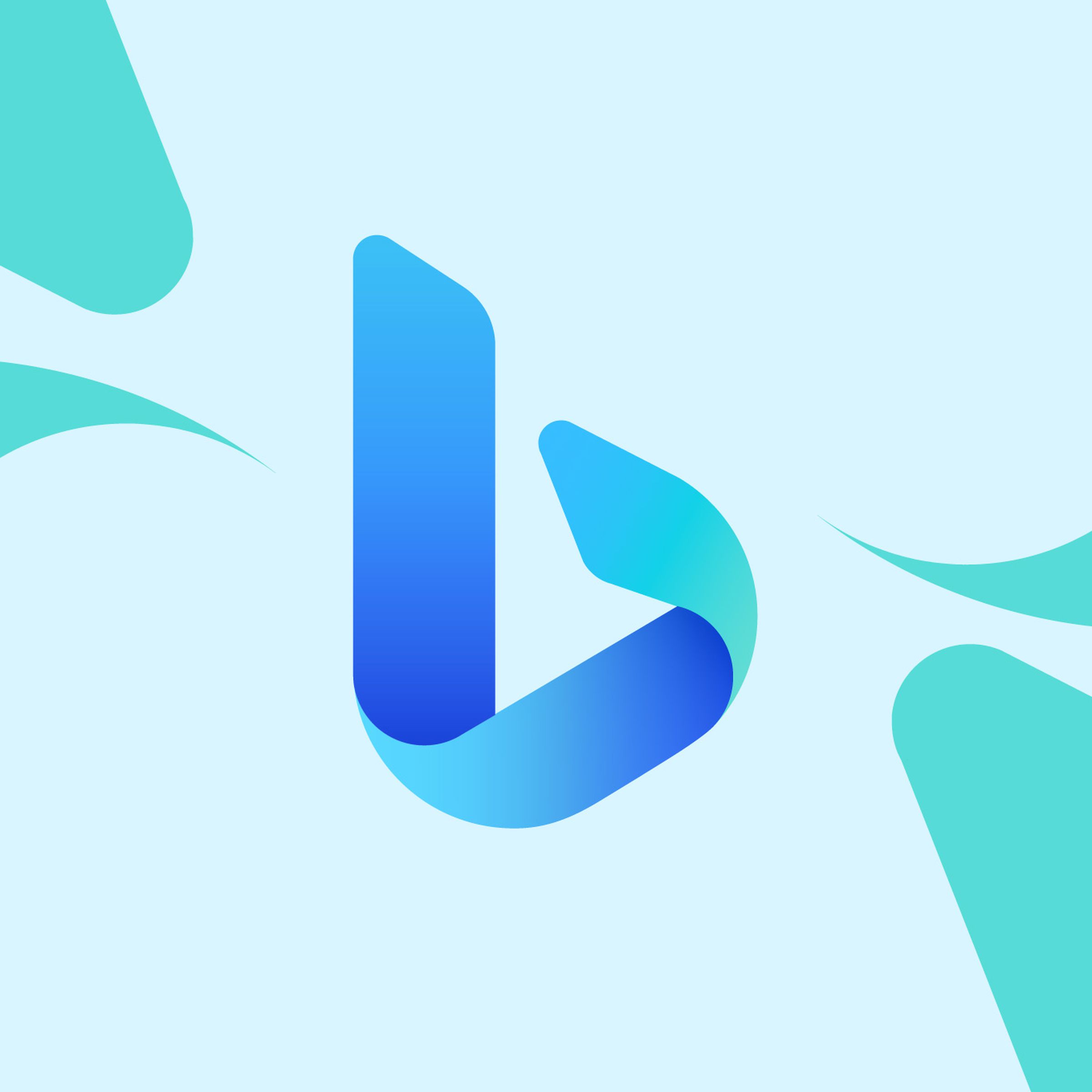 A Bing logo.